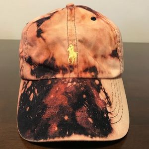 Custom Bleached Ralph Lauren Polo Dad Hat Cap
